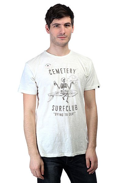 фото Майка Quiksilver Slub Tee Cemetery Tees Snow White