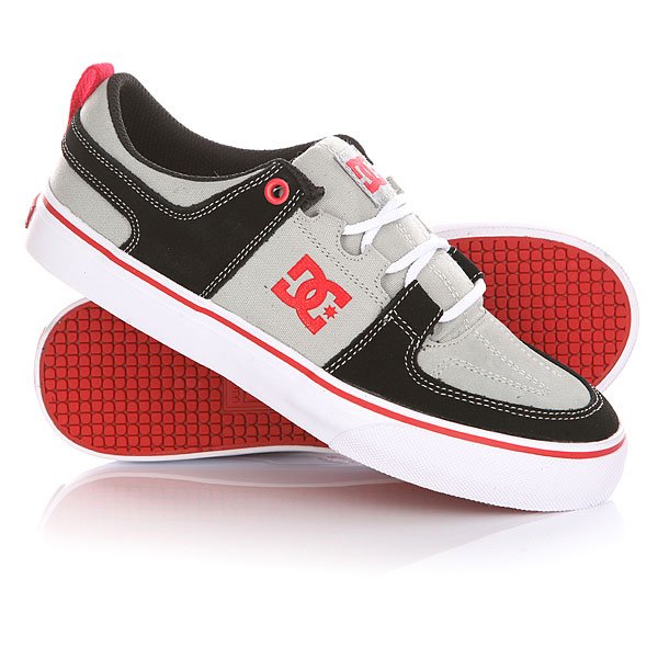 фото Кеды кроссовки низкие детские DC Lynx Vulc Grey/Red