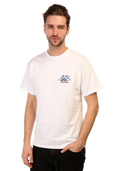 фото Футболка Quiksilver Back Viking Tee White