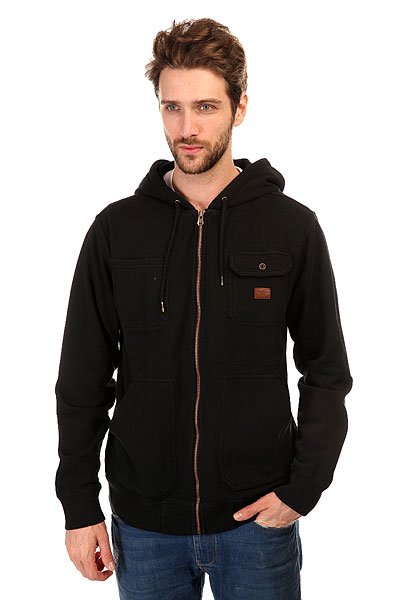 фото Толстовка классическая Billabong Marked Zip Hood Black