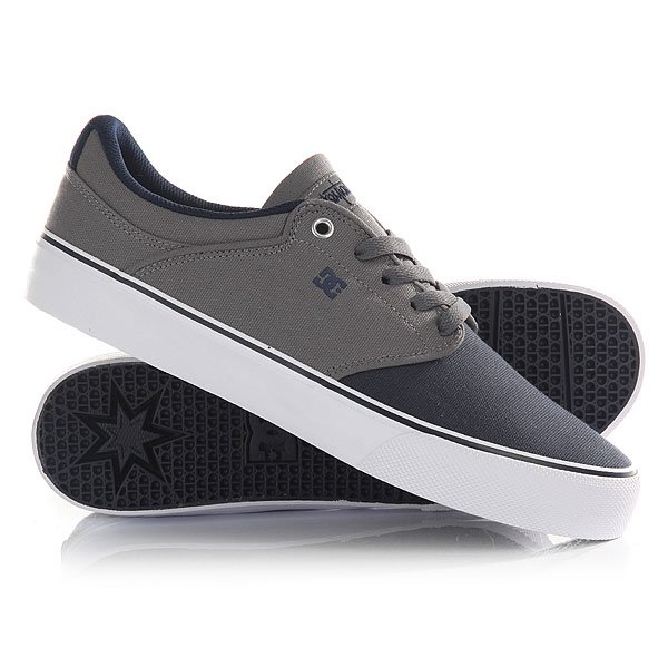 фото Кеды кроссовки низкие DC Mikey Taylor Vulc Grey/Black