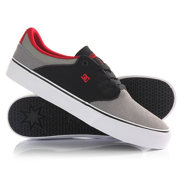 фото Кеды кроссовки низкие DC Mikey Taylor Black/Grey/White