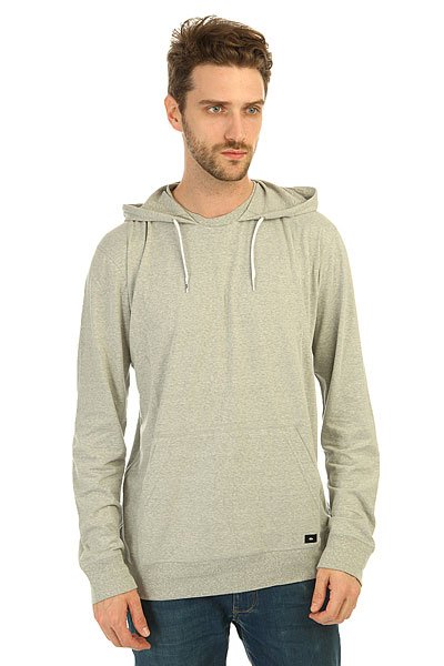 фото Толстовка кенгуру Quiksilver Lakewindpopohoo Light Grey Heather