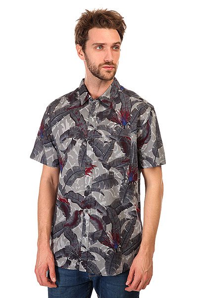 фото Рубашка Quiksilver Riot Shirts Steeple Grey