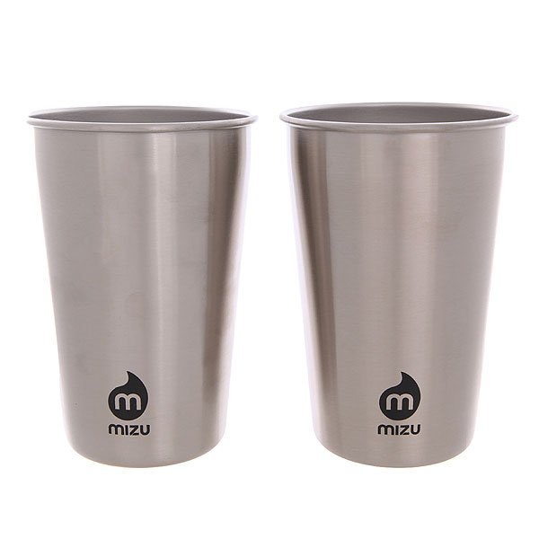 

Стакан Mizu Party Cup Set Stainless W Black Print