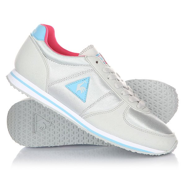 фото Кроссовки женские Le Coq Sportif Bolivar Shiny Mesh Galet/Sky Blue