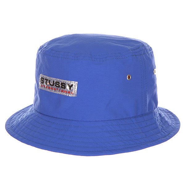 фото Панама Stussy Clear Patch Bucket Hat Royal Blue