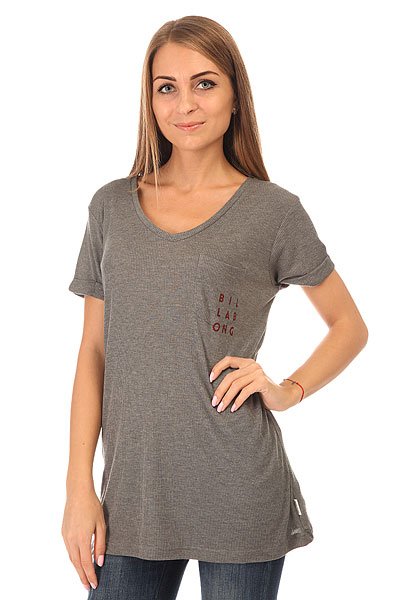 фото Футболка женская Billabong Summer Well Dk Athl Grey