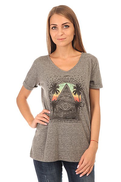 фото Футболка женская Billabong Summer Blend Dk Athl Grey