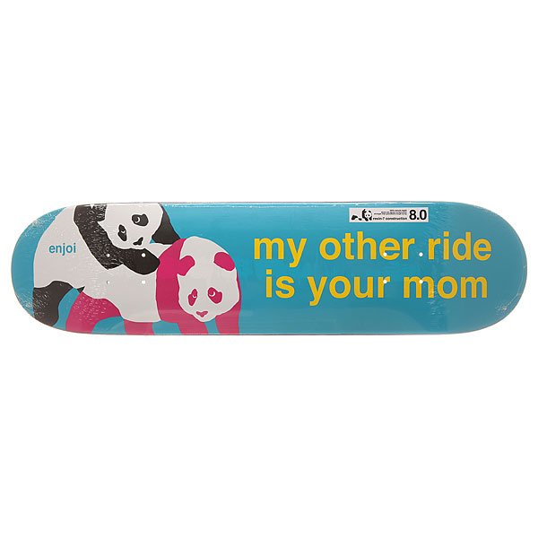 фото Дека для скейтборда для скейтборда Enjoi S6 R7 My Other Ride Is Your Mom Multi 31.7 x 8 (20.3 см)