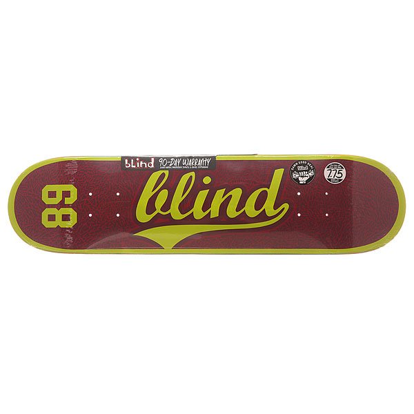 фото Дека для скейтборда для скейтборда Blind S6 Athletic Skin Rhm Plum 31.2 x 7.75 (19.7 см)