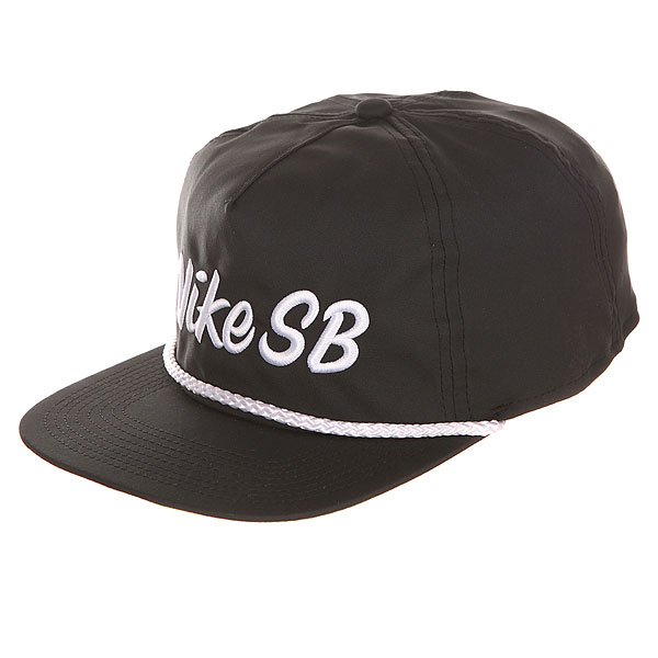 фото Бейсболка с прямым козырьком Nike SB Unstructured Dri-Fit Pro Black