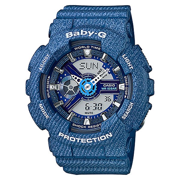 фото Кварцевые часы детские Casio Baby-g BA-110DC-2A2 Blue