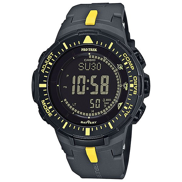 фото Электронные часы Casio Sport PRG-300-1A9 Grey/Yellow