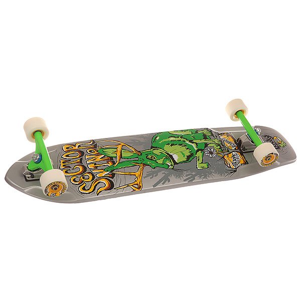 фото Лонгборд Sector 9 Mini Daisy Grey/Green 9.125 x 37.5 (95.25 см)