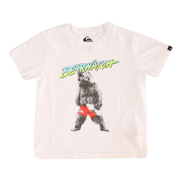 фото Футболка детская Quiksilver Bearwatch K Tees White