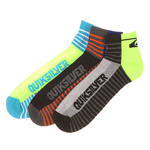 фото Комплект носков Quiksilver Diagnal Logo Constripe Qtr Multi