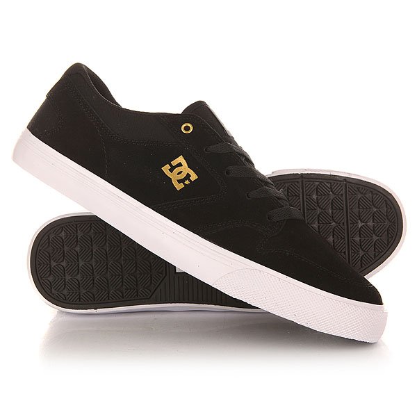 фото Кеды кроссовки низкие DC Argosy Vulc Black/Gold