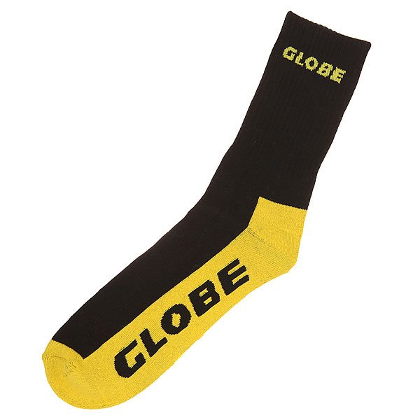 фото Носки средние Globe Mid Socks Plus Yellow/Black