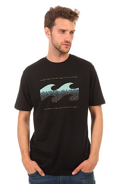 фото Футболка Billabong Hashed Wave Black