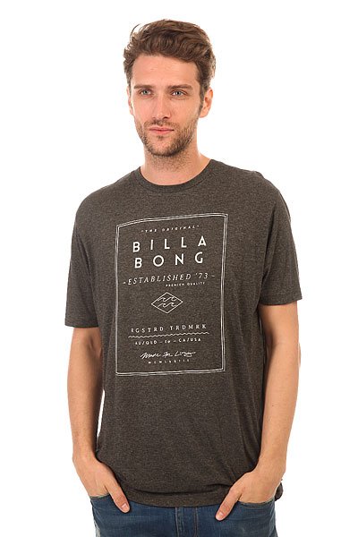 фото Футболка Billabong Divide Dark Grey Heath