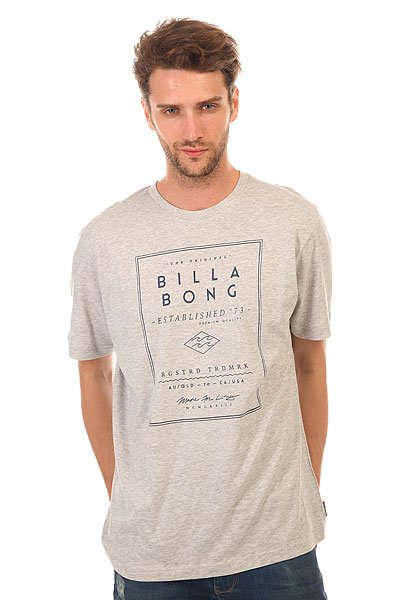 фото Футболка Billabong Divide Lt Grey Heather