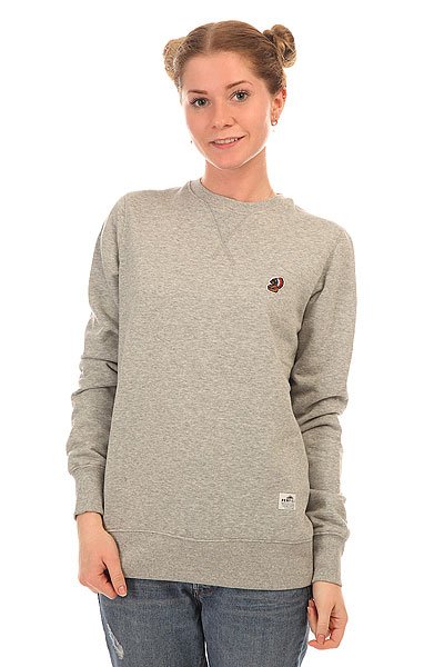 фото Толстовка свитшот женская Penfield Honaw Crew Sweat Grey