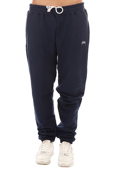 фото Штаны спортивные женские Stussy Stock Fleece Pant Navy