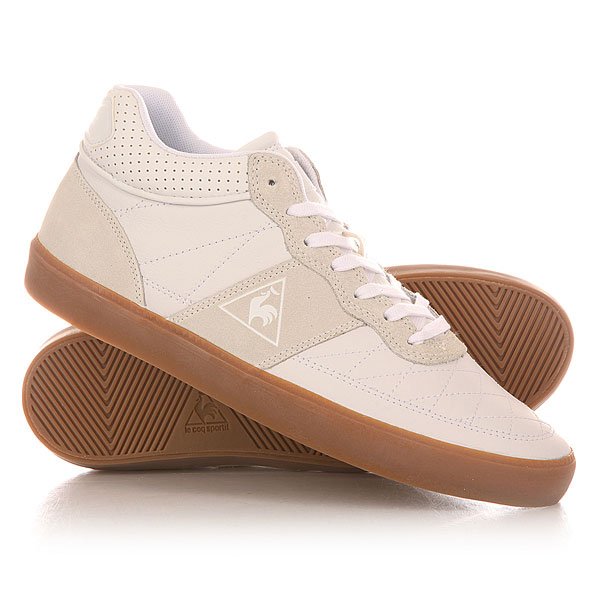 фото Кеды кроссовки высокие Le Coq Sportif Troca Mid Lea Gum Optical White