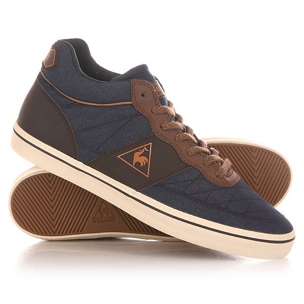 фото Кеды кроссовки высокие Le Coq Sportif Troca Mid Chambray Dress Blues