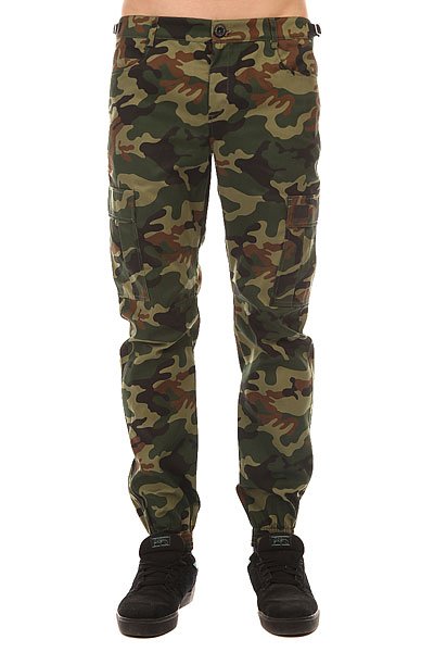 фото Штаны прямые Skills Chino Pockets Strap Street Camo