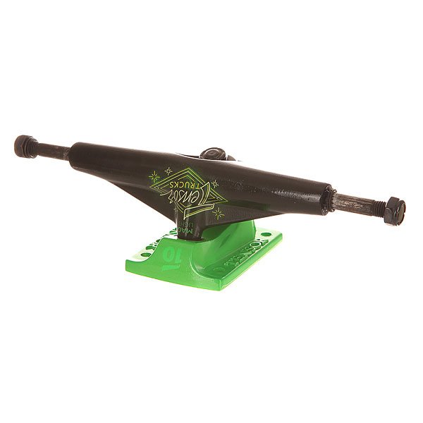 фото Подвеска для скейтборда Tensor Alum Lo Neon Logo Black/Toxic Green 5.5 (21 см)