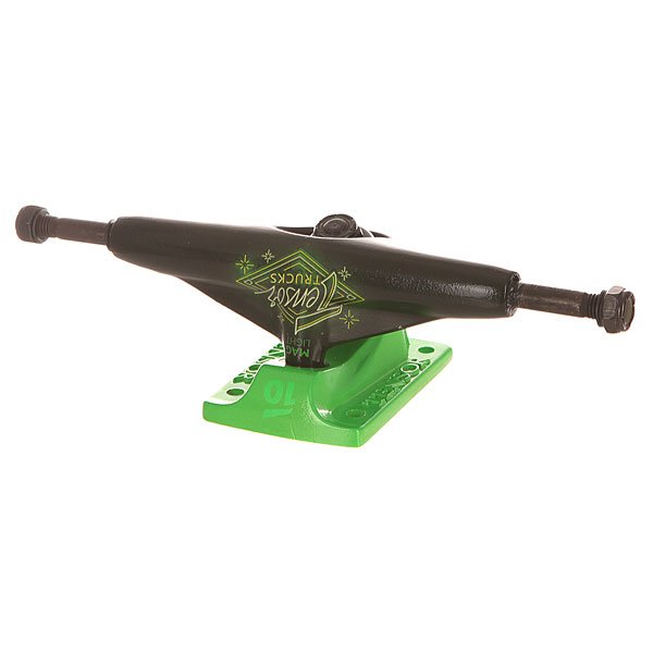 фото Подвеска для скейтборда Tensor Alum Lo Neon Logo Black/Toxic Green 5.25 (20.3 см)