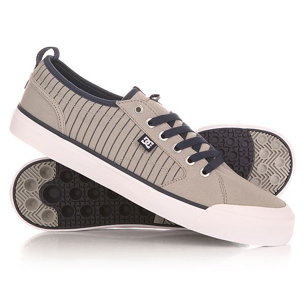 фото Кеды кроссовки низкие DC Evan Smith Tx Grey/Dark Navy