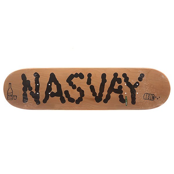 фото Дека для скейтборда для скейтборда Nasvay Team Board 14 Natural 31.5 x 7.8 (19.8 см)