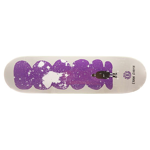 фото Дека для скейтборда для скейтборда Element Evan Stargazer Grey/Purple 32 x 8.25 (21 см)