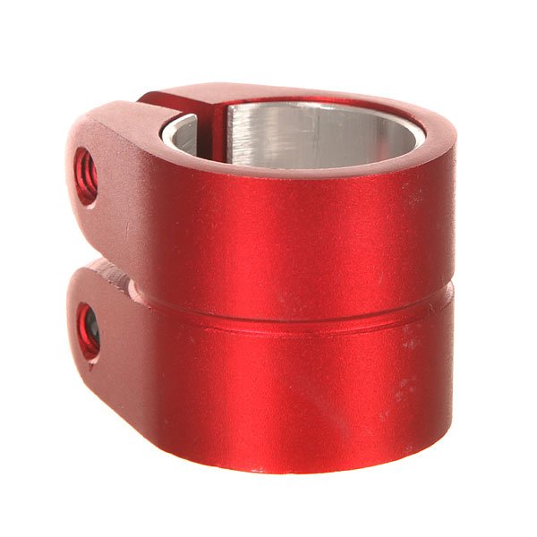 фото Зажимы Phoenix Smooth Double Bolt Clamp 1.5 Hiten M8 Allen Bolt Ano 200 C Red