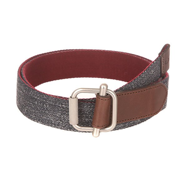 фото Ремень Fred Perry Herringbone Reversible Belt Grey/Bordo