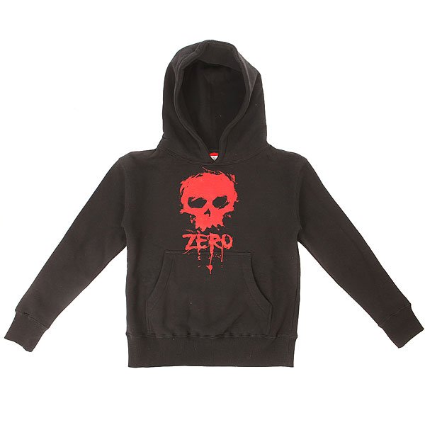 фото Толстовка кенгуру детская Zero Blood Skull Black