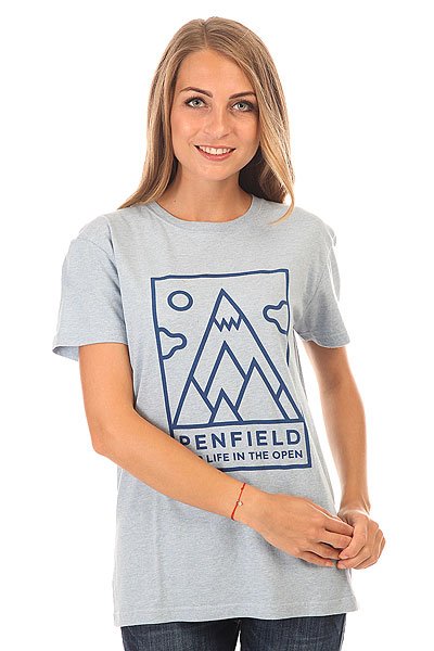 фото Футболка женская Penfield Peaks T Shirt Sky