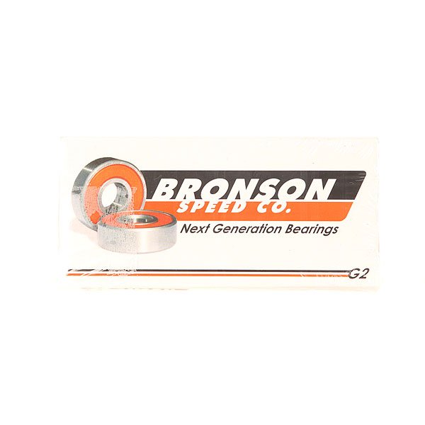 фото Подшипники для скейтборда Bronson G2 Grey/Orange