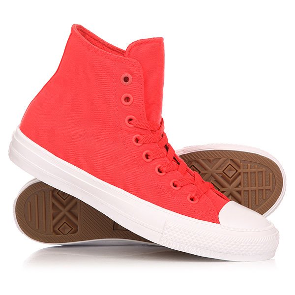 фото Кеды кроссовки высокие Converse Chuck Taylor All Star II Hi Red/Navy/White