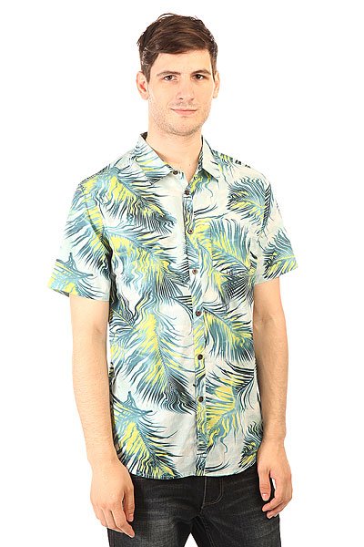 фото Рубашка Billabong Poolsider Ss Woven Light Blue