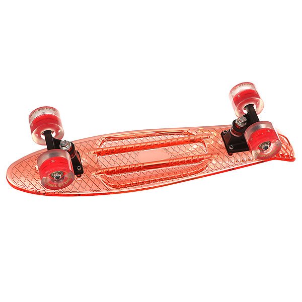 фото Скейт мини круизер Turbo-FB Cruiser Transparent Red 5.75 x 22 (55.9 см)