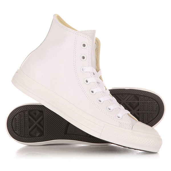 фото Кеды кроссовки высокие Converse Chuck Taylor All Star Hi White