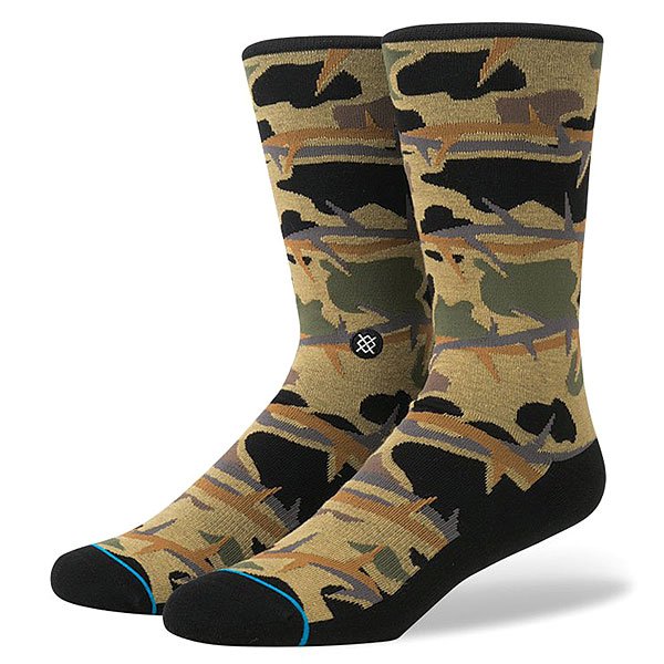 фото Носки средние Stance Anthem Thorn Camo Khaki