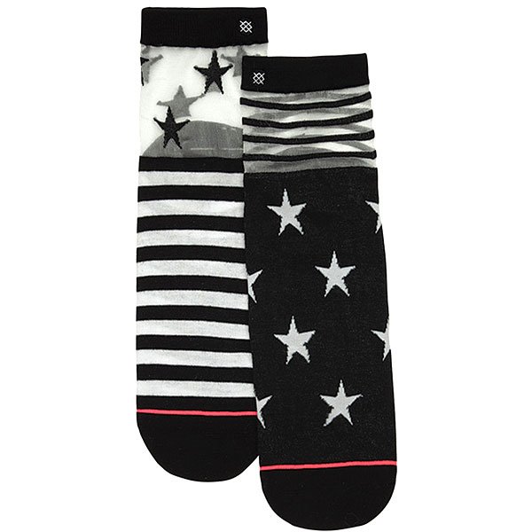 фото Носки средние женские Stance Gothic Star Black