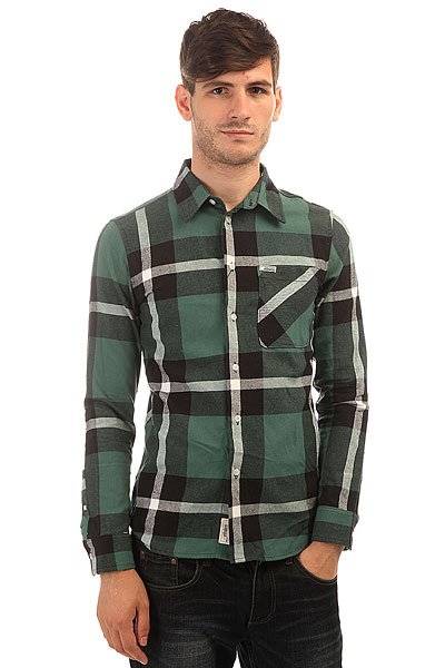

Рубашка в клетку Etnies Chi Town L/S Flannel Black