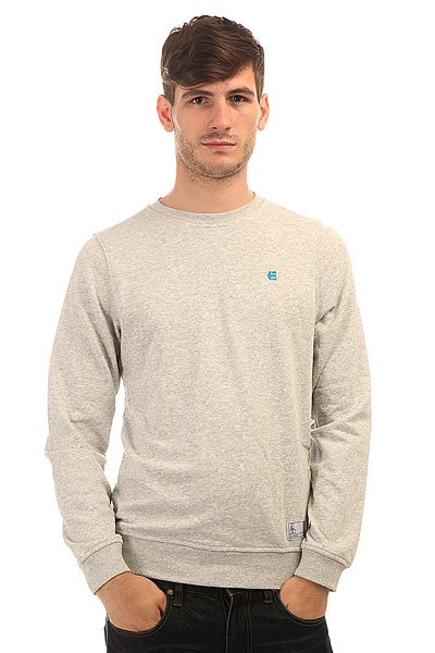

Толстовка классическая Etnies Classic Crew Grey/Heather