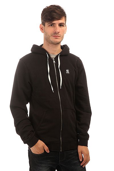 

Толстовка классическая Etnies E-base Zip Black